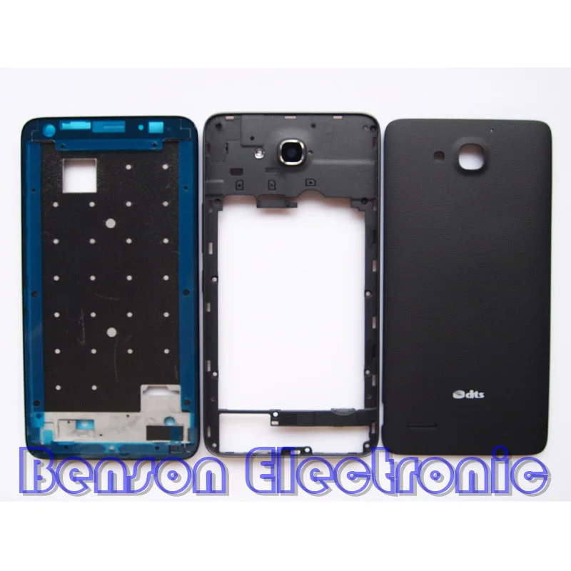 imágenes para BaanSam Nuevo LCD Marco Frontal tapa de La Batería de La Contraportada para Huawei Honor 3X G750 Caso de Viviendas Con El Volumen de la Energía botones imágenes para BaanSam Nuevo LCD Marco Frontal tapa de La Batería de La Contraportada para Huawei Honor 3X G750 Caso de Viviendas Con El Volumen de la Energía botones