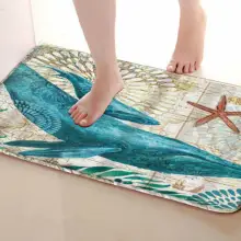 Морской стиль жизни коврик для ванной комнаты, смешной Противоскользящий коврик для ванной, занавески для душа s аксессуары, соответствующие вашей душевой занавеске