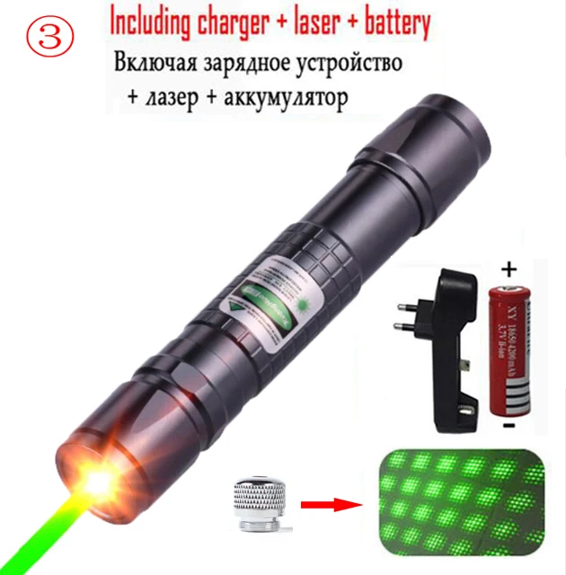 laser pointer hunting green lazer high power tactical Laser sight Pen 303 Burning laserpen Powerful laserpointer flashlight - Цвет: Оранжевый