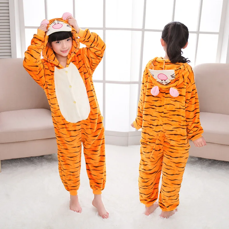 EOICIOI New Flannel Дети кигуруми Пижамы Животное Единорог Стежка Пикачу Косплей Onesies Дети Пижамы Для Мальчиков Девочек Пижамы С Капюшоном пижама детская домашняя одежда пикачу одежда пижама для девочки