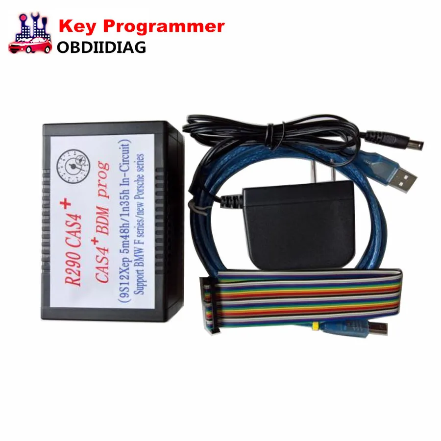 

R290 CAS4+ BDM Programmer Supports Latest For B-MW and For Por-sche For M-otorola MC9S12XEP100 chip Better than R280 R270