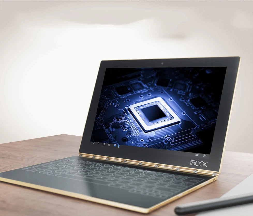 【中古】美品 Lenovo YOGA BOOK Andoroid YB1-X90L ZA0W0107JP 10.1型 2in1タブレット アンドロイド シャンパンゴールド【桜井店】 値下)美品YOGABOOK LTE 64G Android版 Lenovo YOGA BOOK Android