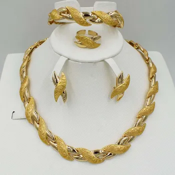 

jewelry sets for women african beads jewelry set dubai gold jewelry sets cuff delicate wedding bracelet Birthday gift Jewelry