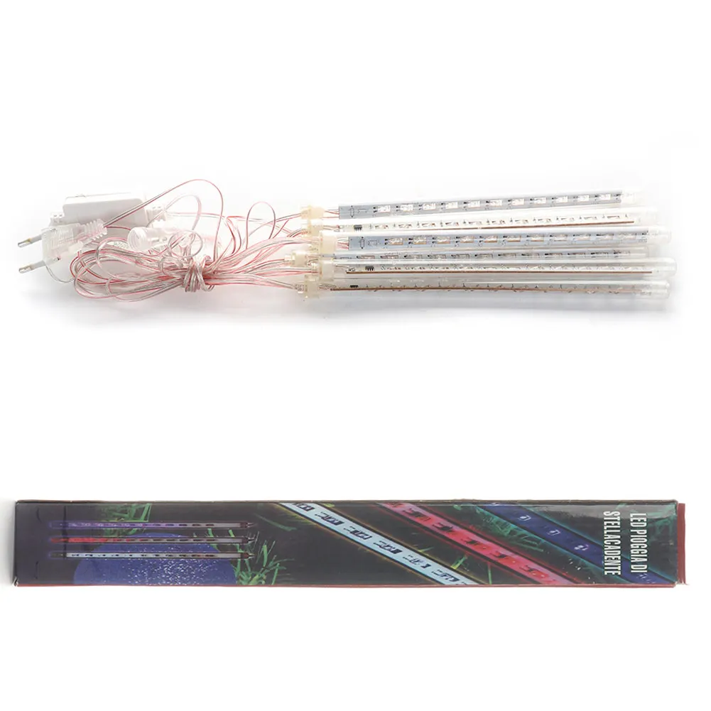 

Waterproof Meteor Shower Rain Lights 8 Tubes Drop Icicle Snow Falling Raindrop Cascading Lights