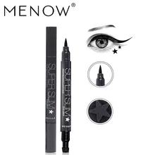 Menow бренд звезда подводка для глаз черный стойкий жидкий карандаш для глаз Косметика Красота Макияж Супер тонкий простой в использовании E15003