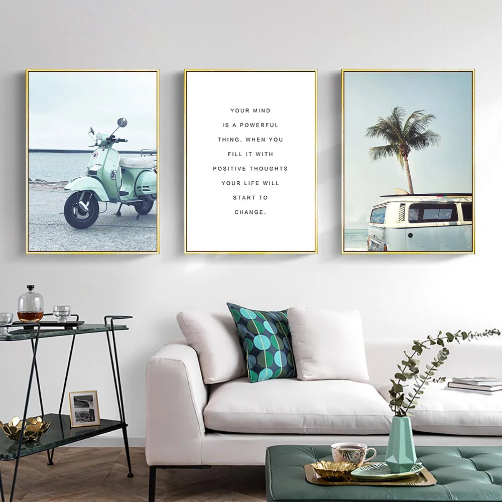 Seascape Print Picture Canvas Painting Landscape Wall Art Nordic Pictures Sea Posters And Prints Living Room Poster Unframed