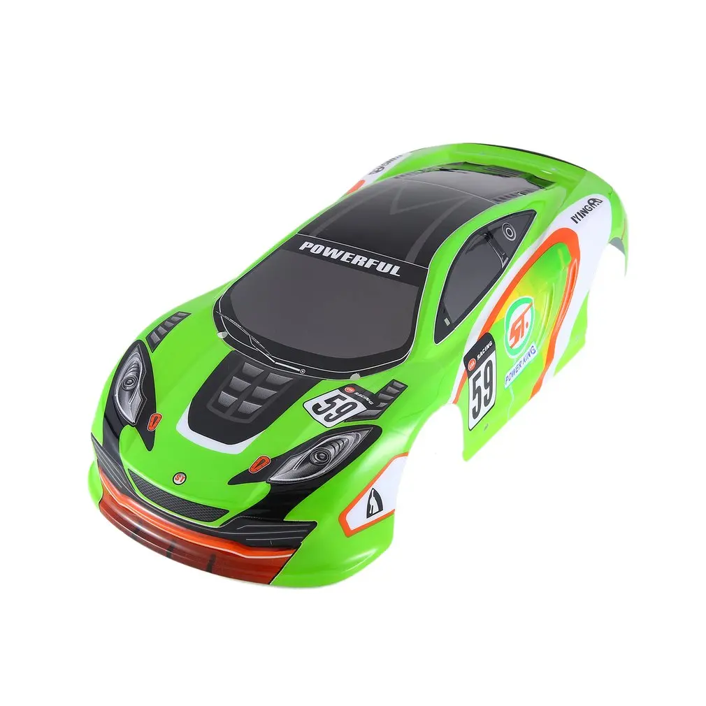 1/10 RC Car Shell Body for 1:10 RC Racing Car Car Flat Sports Drift Vehicle RTR Toys Parts Multicolor RC Car Model Toys Parts