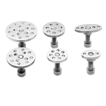 

Car Aluminum 6PCS PDR Glue Body Puller Tabs Paintless Dent Hail Repair Removal Tool for VW Audi A3 A4 A6 BMW Ford Hyundai