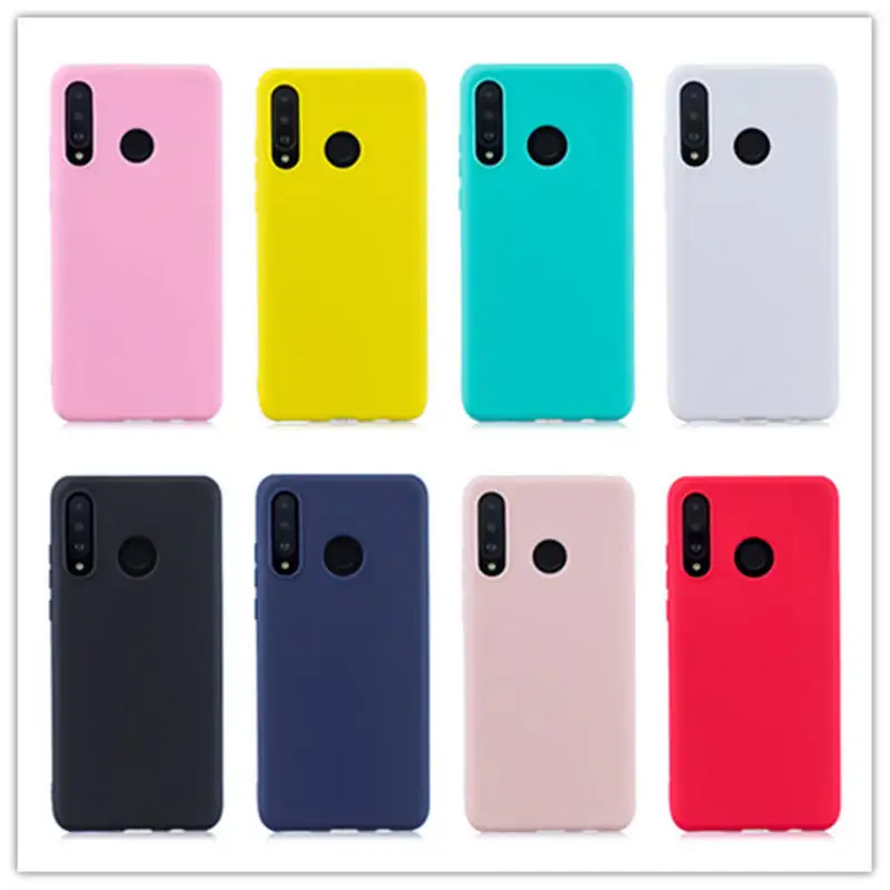 

Color TPU Silicone Matte Case For Huawei P Smart 2019 P8 Lite 2017 Mate 20 Lite P20 P30 Pro Y7 Y9 Y6 2019 Y5 2018 P10 Honor 8X