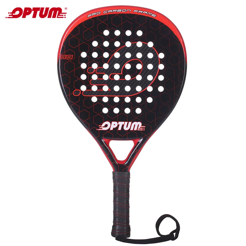 OPTUM النخبة 3 K الكربون الألياف تنس Padel مضرب راكيت تنس مضرب الجدف مع غطاء حقيبة