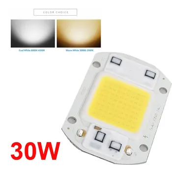

LED Grow Lamp With Lens Reflector 30W 110V 220V COB LED Chip Full Spectrum Grow Light Floodlight Spotlight Bulb White/Warm White