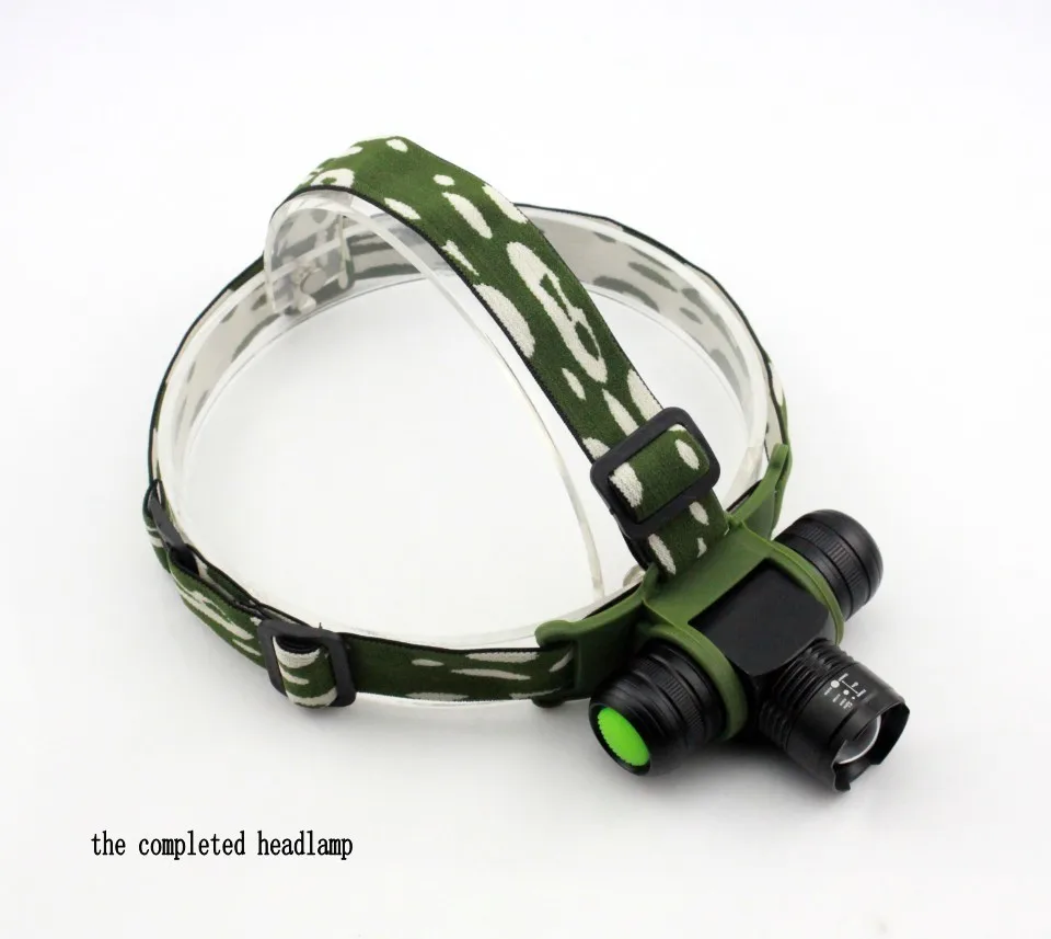 YUPARD T6 светодиодный фар Headlamp1000Lum Масштабируемые Zoom IN/OUT Adjust 5 Режим Водонепроницаемый 3xaaa 1x18650 аккумуляторная батарея camp