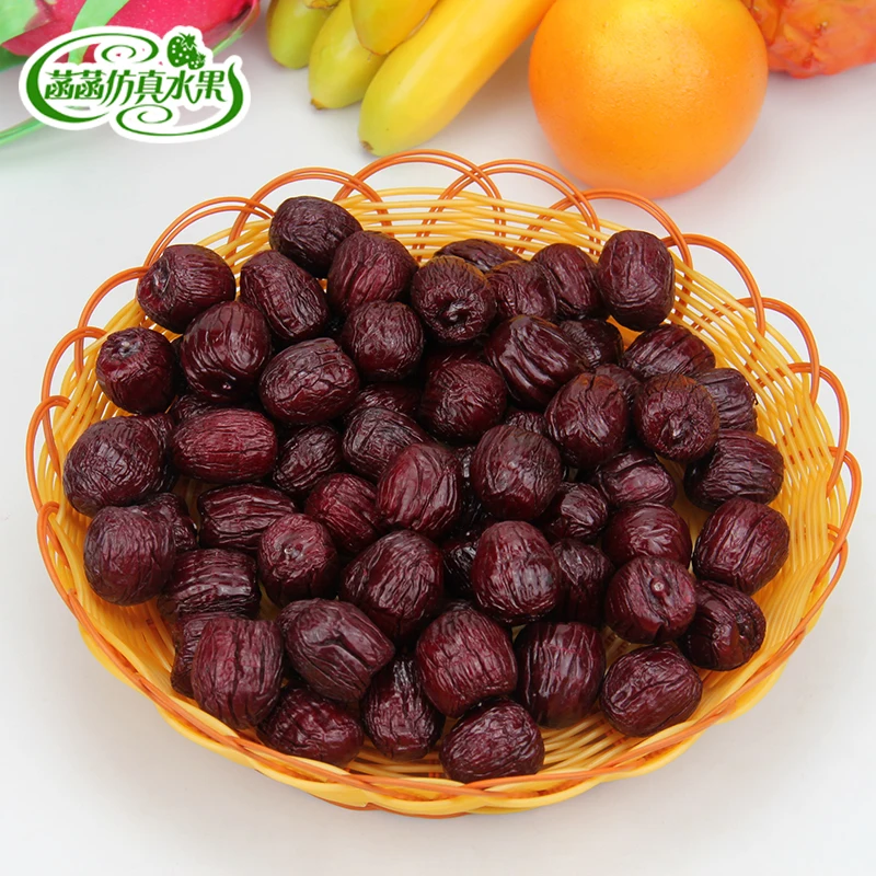 

High artificial red dates foam candied fake fruit dried fruit model home decoration props