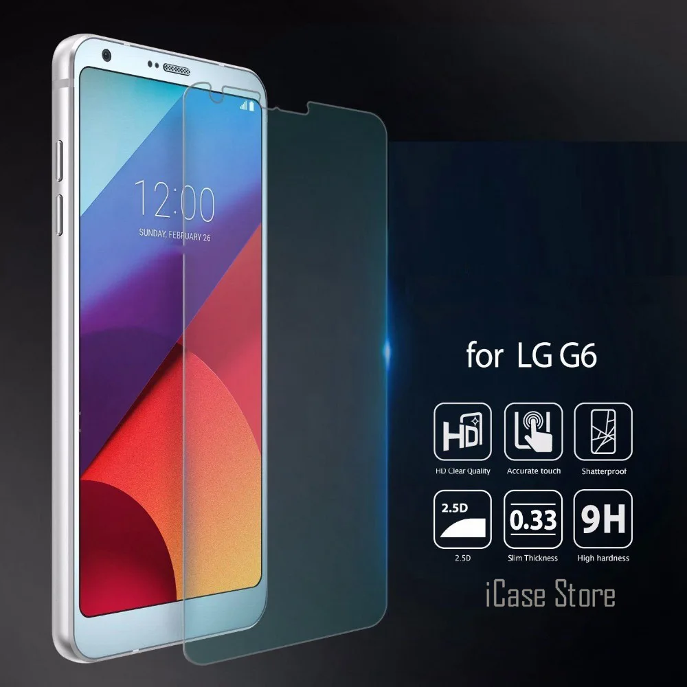 Premium Tempered Glass fOR LG G6 5.7 Inch Screen Protector Toughened protective film fOR LG G6