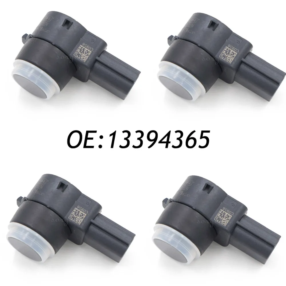 

4PCS PDC Parking Sensor Bumper Backup Assist Radar For GM13394365 0263013943