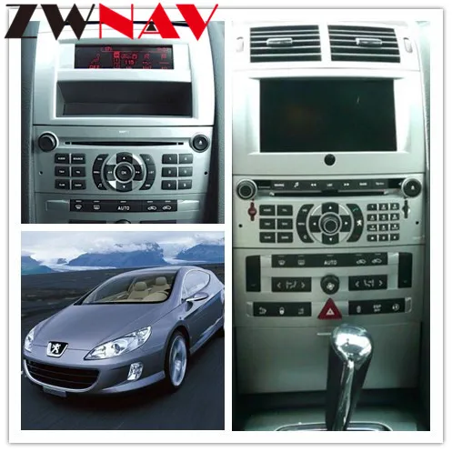 Clearance ZWNAV Android 9.0 4+32GB Car DVD Player for Peugeot 407 2004-2010 Radio Ibiza GPS Navigation with Mirroring link PX5 auto stereo 0