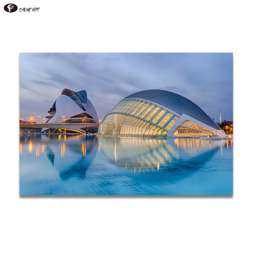 Buy CHENFART Canvas Wall Art Valencia Oil Painting