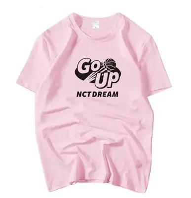 Nct dream/новая футболка с короткими рукавами и принтом «we go up», с круглым вырезом, kpop, летняя свободная модная футболка унисекс, k-pop - Цвет: 10