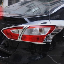 Brand New Chrome ABS Rear Tail Light font b Lamp b font Cover Trim Molding Accessories