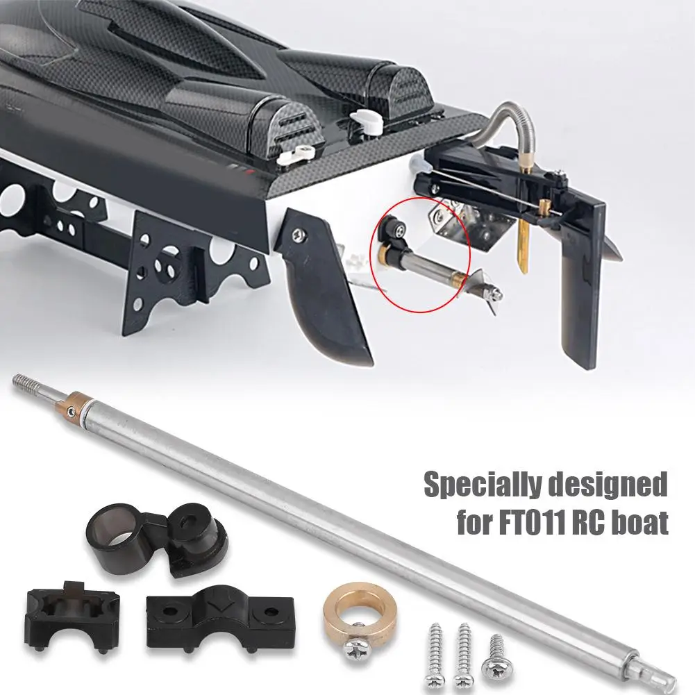 RC Boat Metal Shaft Metal Accessory Steel Tube Drive Shaft for FT011 RC Model Boat RC29800  Steel Tube Metal Shaft