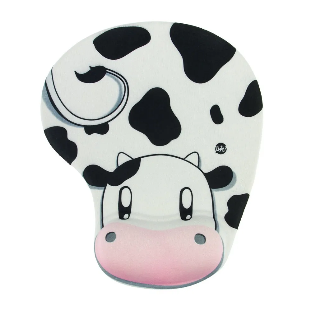 

Mouse Pad Mat Mice Cute Cow Anti-Slip Mouse Pad Mat with Gel Wrist Support for PCMacbook Laptop Gaming Laptop PC Mats