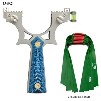 

Professional Slingshot with 10Pcs Rubber Band Powerful Catapult Hunting Fishing Stainless Steel Sling Shot