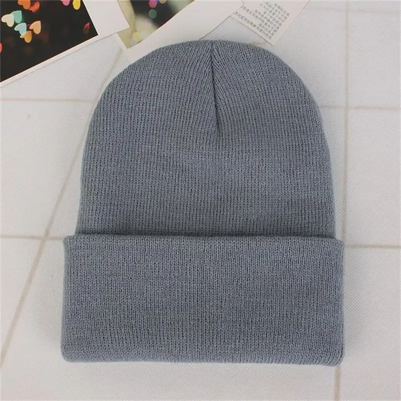 DIY Индивидуальный Дизайн Пользовательский логотип осень зима сплошной цвет вязаные шапки Skullies Beanies для мужчин женщин команда бренд настроить шапки