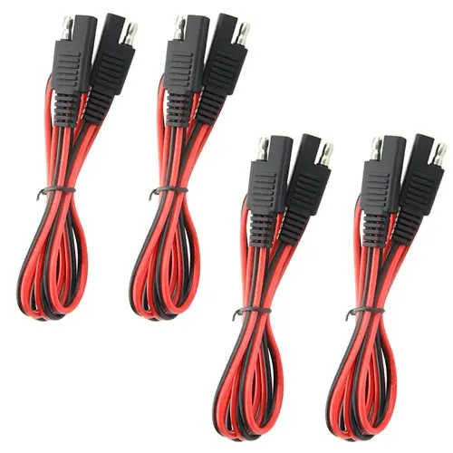 4 pcs 100cm diy sae to sae extension cable quick disconnect wire wiring harness covers 4 pcs 100cm diy sae to sae extension cable quick disconnect wire harness sae connector