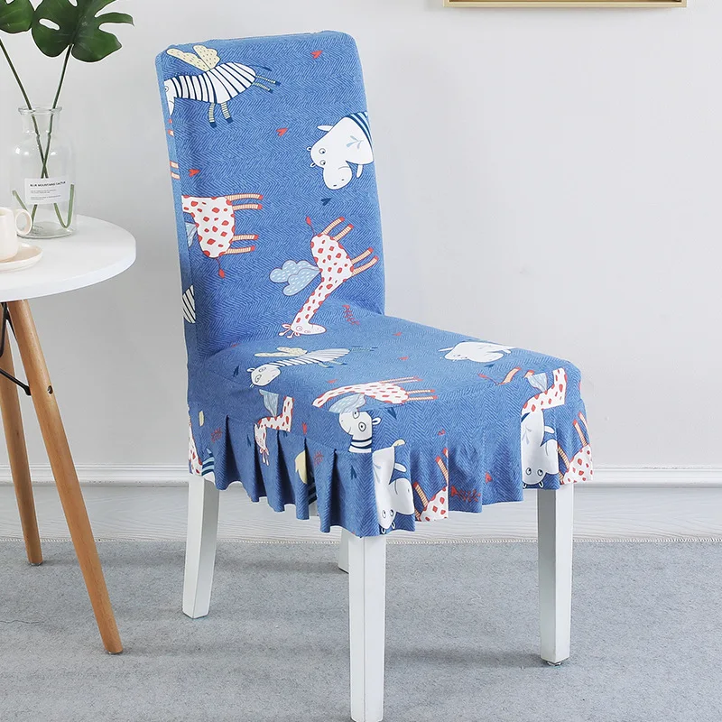 

Chair Cover Spandex Kitchen Slipcover Removable Anti-dirty Seat Cover for Banquet Wedding Dinner Restaurant housse de chaise 1PC