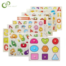 30 см для детей раннего Развивающие игрушки для детей ручной понимание деревянные головоломки игрушки буквы и цифры Обучающие ребенок игрушка wyq