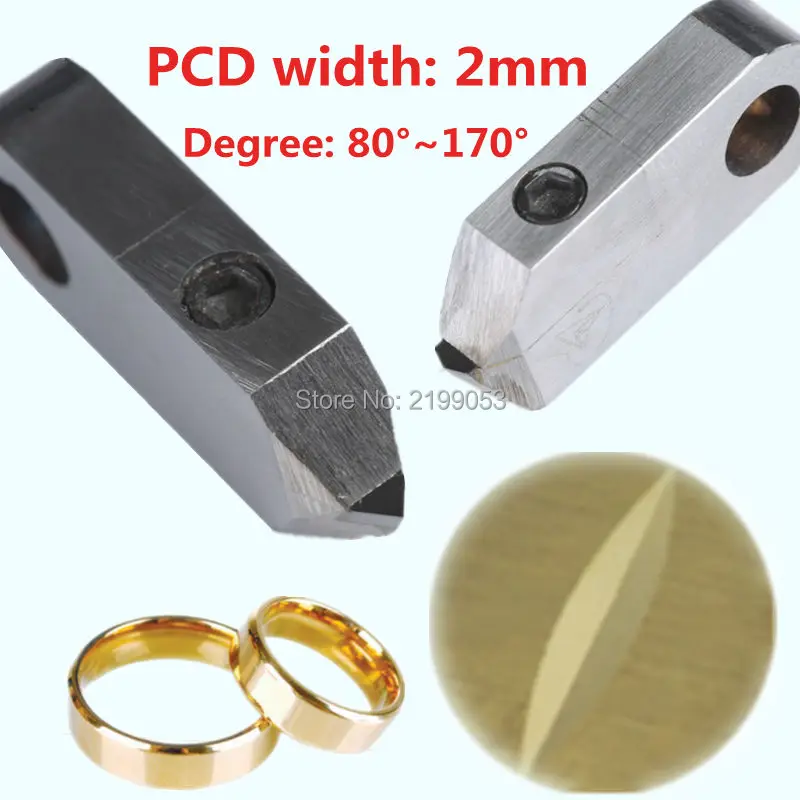 jewelry faceting tools 2mm posalux V diamond tools PCD diamond edge