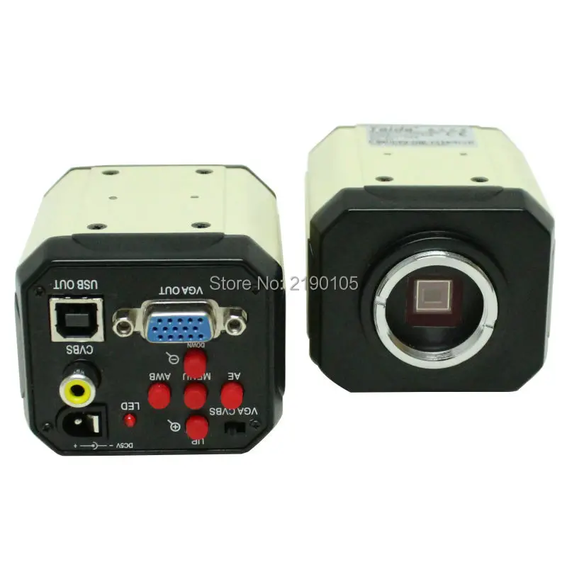 HD 2.0MP 3 in1 Digital Industrial Microscope Camera for PCB lab VGA CVBS USB AV TV Outputs HD 2.0MP 3 in1 Digital Industrial Microscope Camera for PCB lab VGA CVBS USB AV TV Outputs
