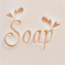 Пользовательские DIY мыло ручной работы stamp глиняная печать силиконовые формы мыло плесень