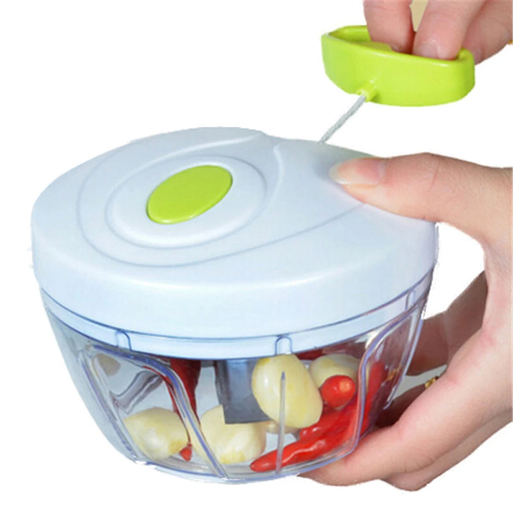 

Kitchen Pulling Food Chopper Household Hand Chopper Manual Rope Food Processor Slicer Shredder Salad Maker Vegetable Tools