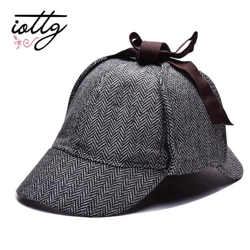 IOTTG di alta qualità di nuovo cappello di Cosplay detective Sherlock Holmes  Deerstalker cappello grigio e kaki nuovo berretti cap Abiti Cap|beret  cap|deerstalker hatsherlock holmes detective hat - AliExpress