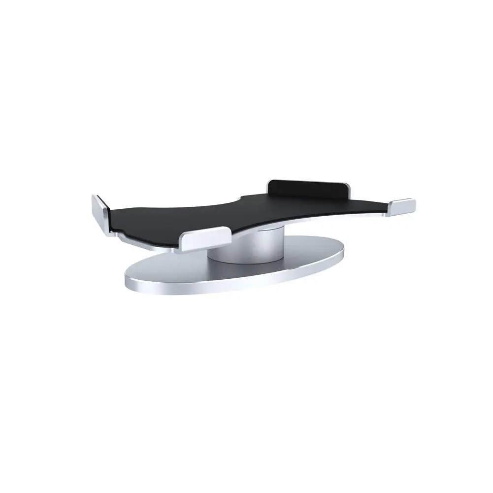 Newest Portable Speaker Stand 360 Degree Rotation Table Holder Adjustable Stand Bracket Mount For Echo Show Home Voice Speaker - Color: Silver