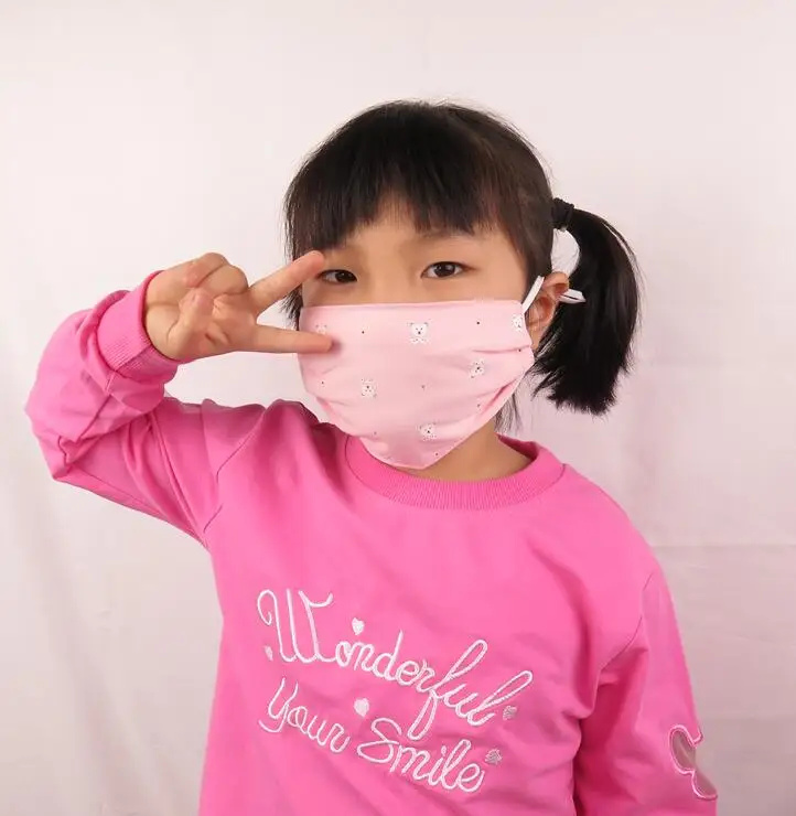 Детская зимняя теплая Милая маска с героями мультфильмов для девочек; PM; 2,5 дышащий хлопок; R469