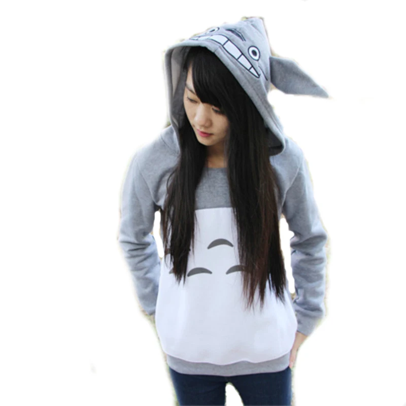 B5019 Cartoon 3D Print Pullover Women Hoodies Moletom Cute