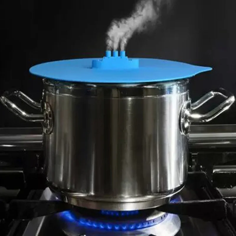 1PCS New Multi-function Cooking Tools Set Steam Ship Silicone Steamer Lid Pot Hot Cover Kitchen Tools