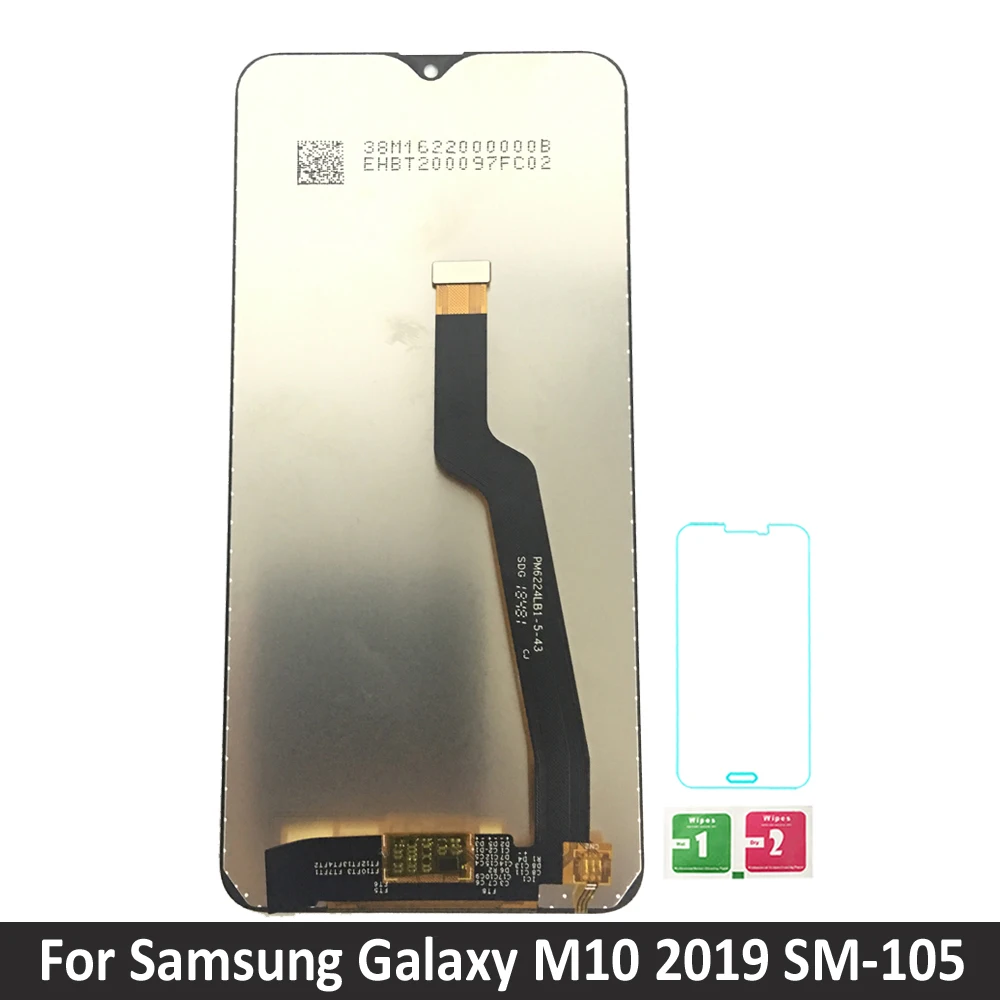 

Super Amoled LCD Display For Samsung Galaxy M10 2019 SM-105 M105F M105DS Touch Screen Digitizer Assembly For Samsung M10 LCD
