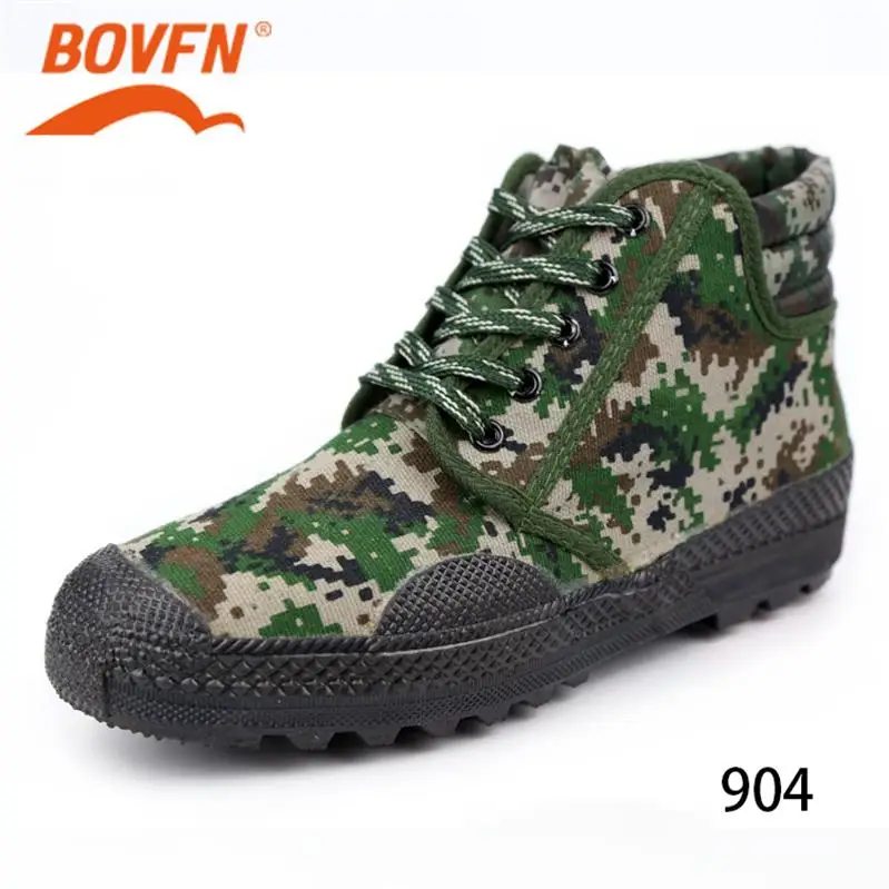 Военная камуфляжная износостойкая резиновая обувь; Рабочая сельскохозяйственная садовая промышленная обувь; нескользящая Мужская обувь для альпинизма - Цвет: 904A