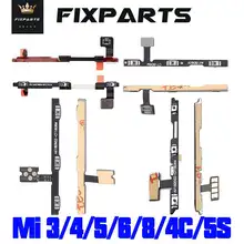 Power On/Off Volume Buttons Flex Cable Xiaomi Mi 3 MI 4 Mi 8 SE Mi8 Mi6 Mi5 M5 Mi4i Mi4c Mi4s Mi5 6x Note Power/Volume Buttons ennead volume 4