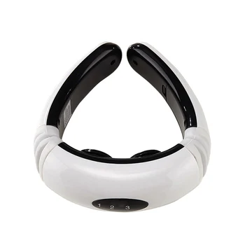 

Electric Neck Massager Battery Powered Kneading Back Shoulder Massage for Home Office TK-ing