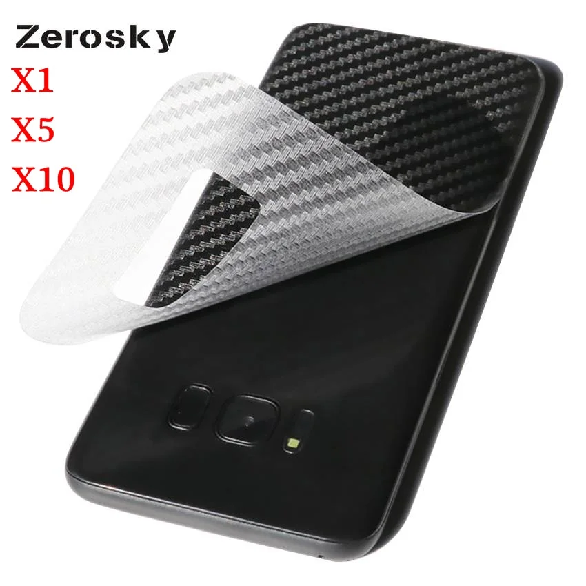 Zerosky 1/5/10 шт./лот ультратонкая Защитная пленка для задней панели Samsung Galaxy Note 8 из