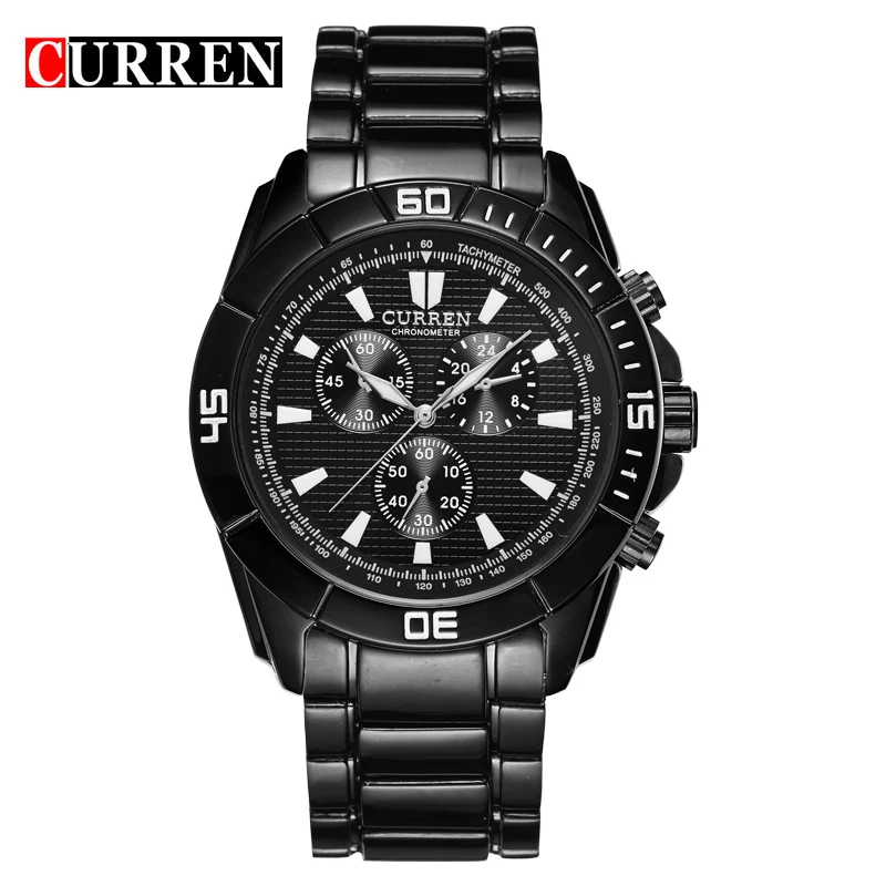 

New Curren Watches Men Luxury Brand Military Men Watch Full Steel Wristwatches Fashion Waterproof Relogio Masculino