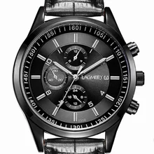 Relojes para hombre 2017 relojes de pulsera de cuarzo de lujo de marca superior ultrafinos de acero inoxidable negro ocio deportivo luminoso reloj impermeable