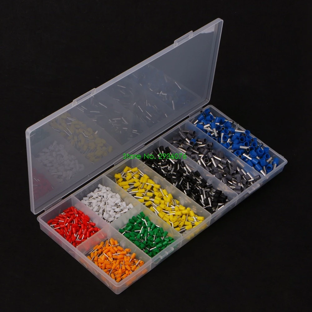 

800Pcs Insulated Car Cable Wire Terminals Crimp Connector Kit AWG 23-10 With Plier Drop Shipping Support