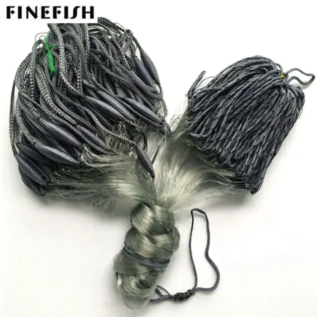 Finefish Monofilament Finland Gillnet 1.8X30M Fisherman Water Catch Fishing Net Handmade European Float Trap Network 2
