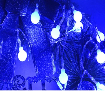 

50LED warm white Battery Powered String Lights Halloween Christmas Xmas New Year Party Fairy Wedding Bar Decoration Lamp