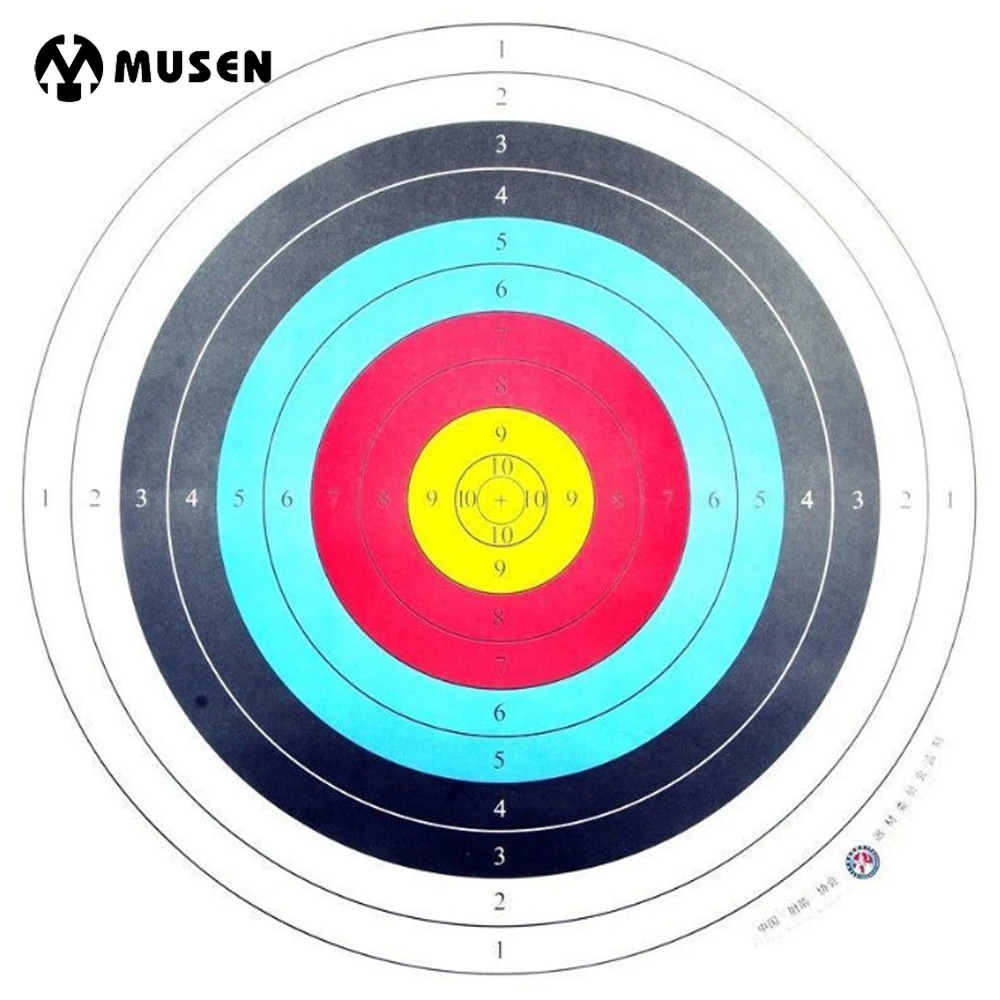 10pcs/lot Fita Standard 23.6" Archery Target Paper Full Ring Single